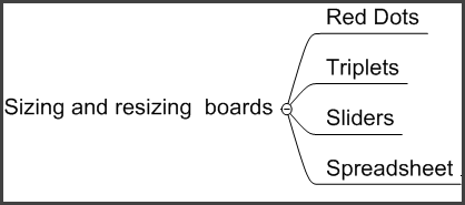 changing board sizes