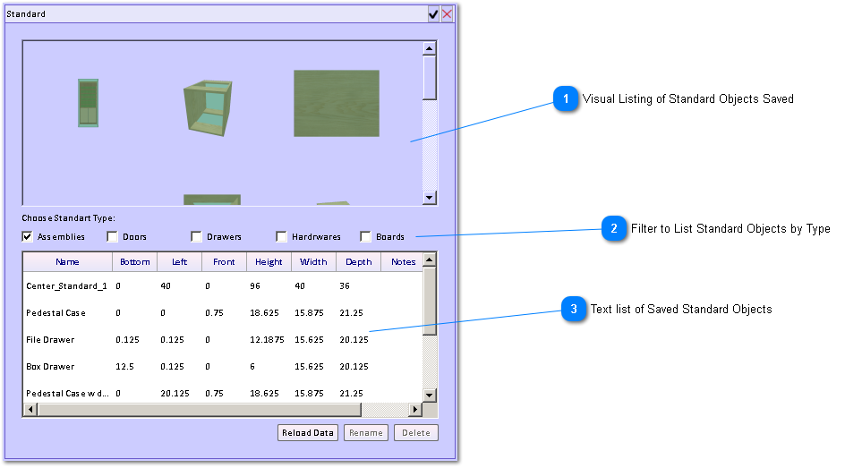 Insert Standard Objects