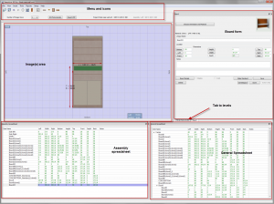 A screenshot of SketchList 3D's user interface