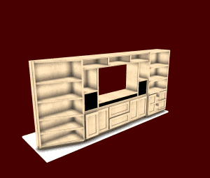 media center - cabinet design software