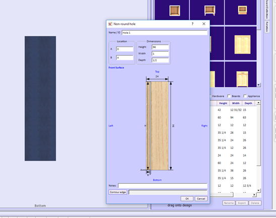 flute in wood working design software