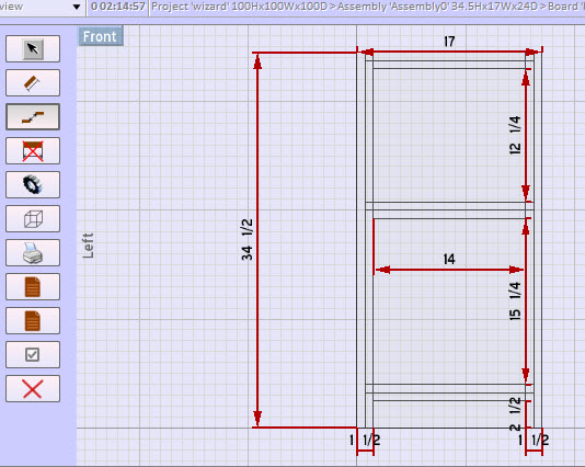 parts list shop drawing