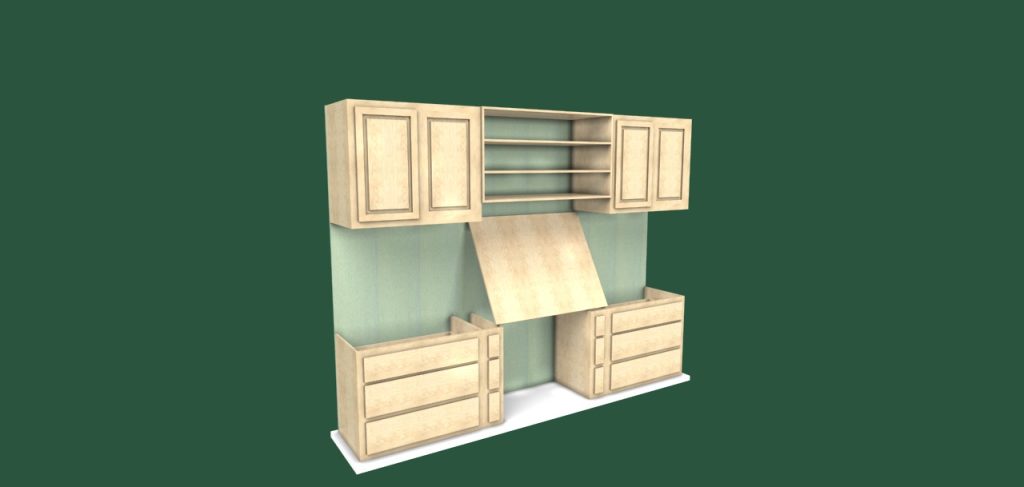 bookcase wall unit with doors