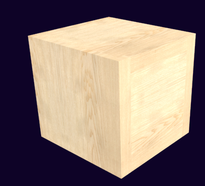 Wooden cube 12 inches 