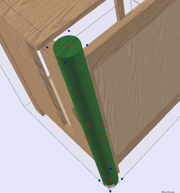 round rod in context