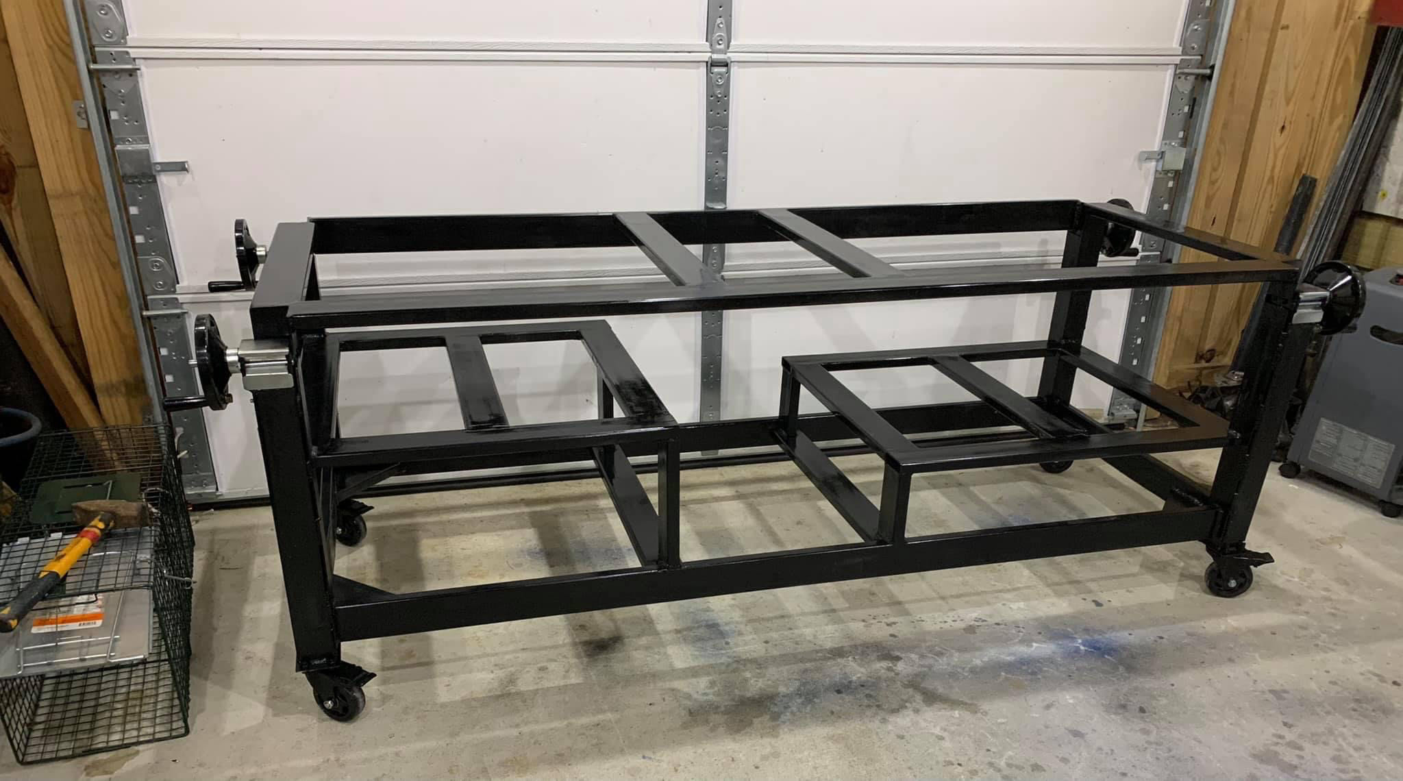 grill steel frame